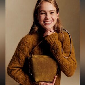 NWOT Sezane Lou Bag in Multi Taupe